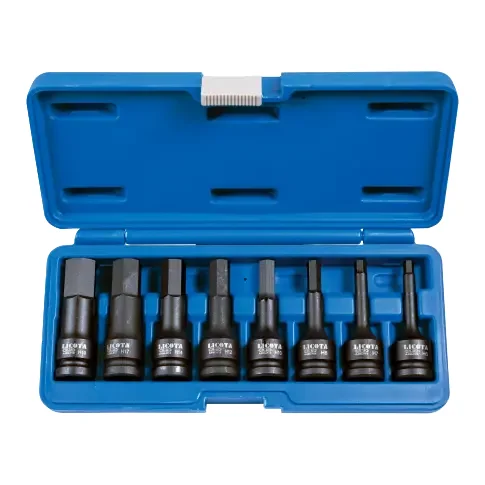 "Schlagschrauber Set, Steckschlüssel Set Cr-Mo 1/2 Zoll Innensechskant 6-19mm 8-teilig image"
