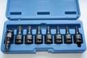 Schlagschrauber Nüsse Set, 8-teilig, Ribe M4-M14, 1/2 Zoll, Cr-Mo
