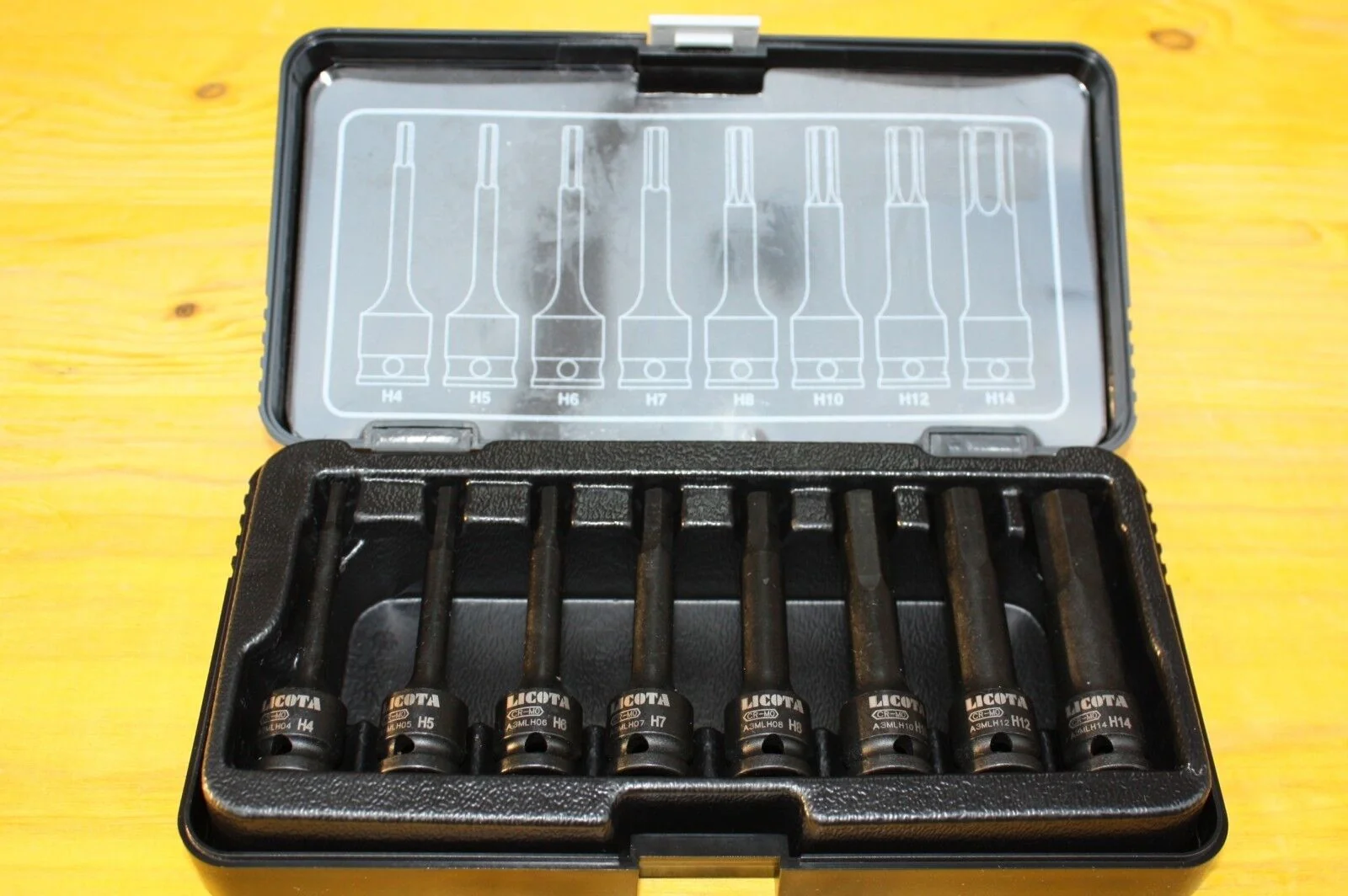 "Innensechskant Nuss Set, Schlagschrauber Nuss Set 3/8 Zoll, 8-teilig, Cr-Mo image"