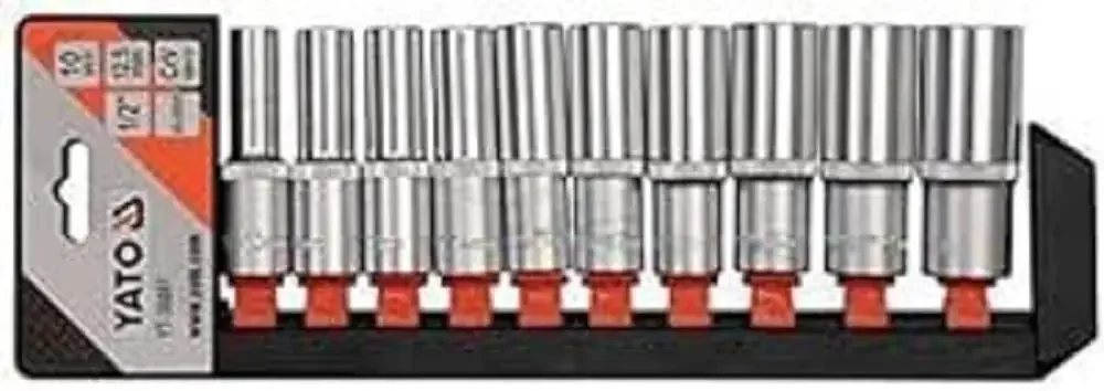 "Steckschlüssel Set, 1/2 Zoll, 10-tlg, 10-24mm, Cr-V image"