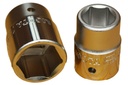 1/2"-Steck-Nuss Einsatz für Knarre Ratsche 6pt SW 16mm Cr-V