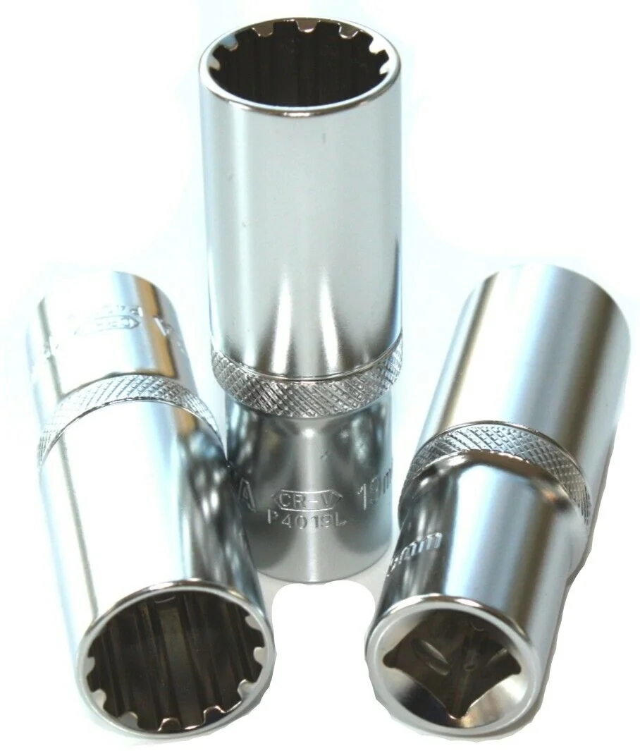 "1/2 Zoll Nuss, Vielzahn Nuss, CrV SW 22, lange Ausführung image"