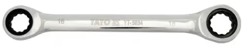 "Doppelringratschenschlüssel, Ratschenschlüssel 8/9 mm, feinverzahnt, CrV-Stahl image"
