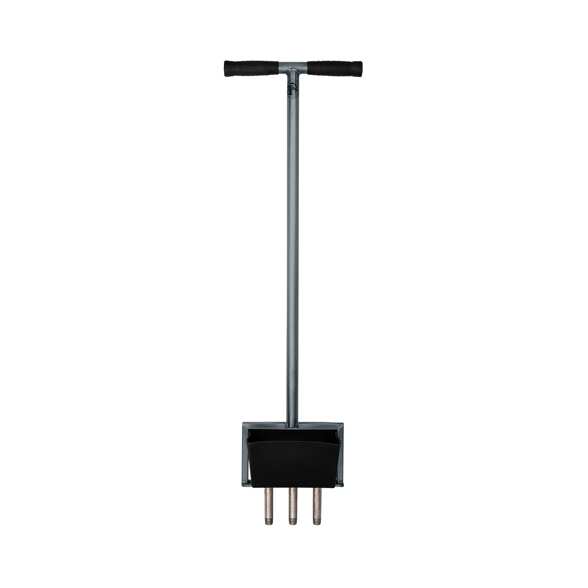 "Rasenspecht, Stahl, 86cm bis 180cm, mit Auffangwanne, 3er Hohlspoon 20mm, anthrazit image"