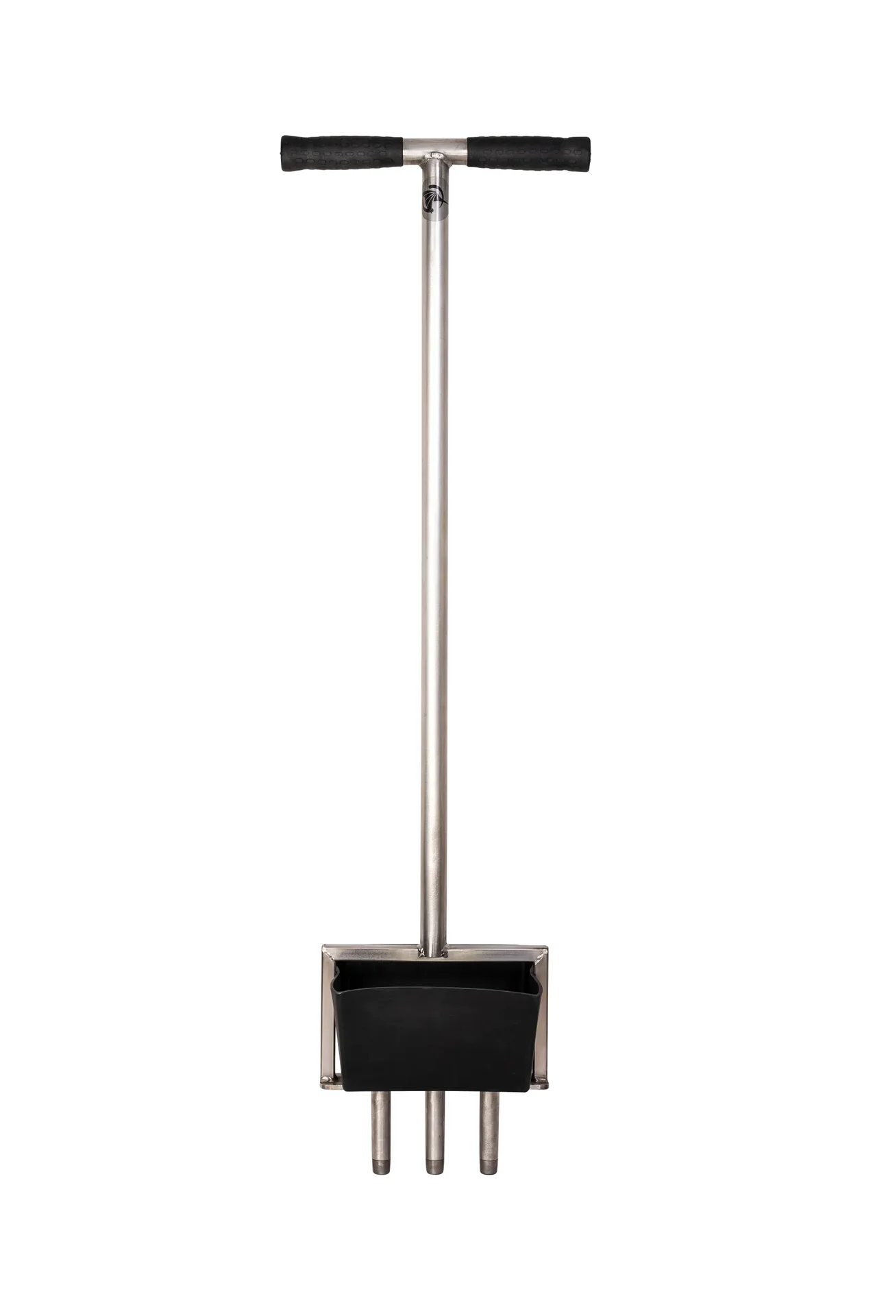 "Rasenspecht, Edelstahl, mit Spoons und Auffangwanne, 86cm (bis 180cm) image"