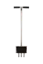 Rasenspecht, Edelstahl, 95cm, 3er Hohlspoon 20mm, mit Auffangwanne