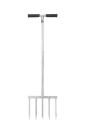 Rasenkralle, Tiefenlockerer mit Vollspoons, Edelstahl, 12mm Durchmesser, 200mm Lang