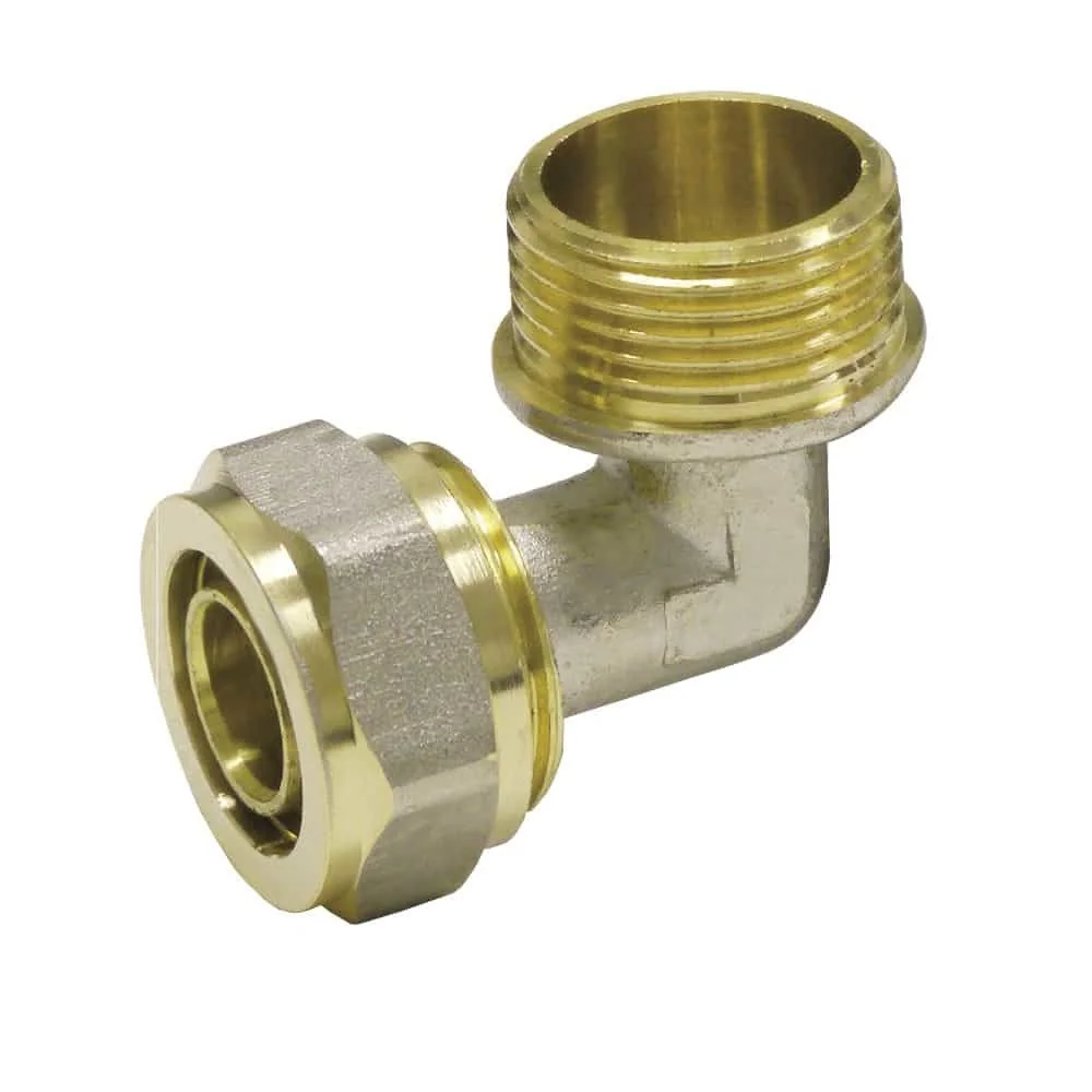 "16mm Fitting, Winkel, Schraubfitting, 3/4 Zoll AG, für Verbundrohr image"