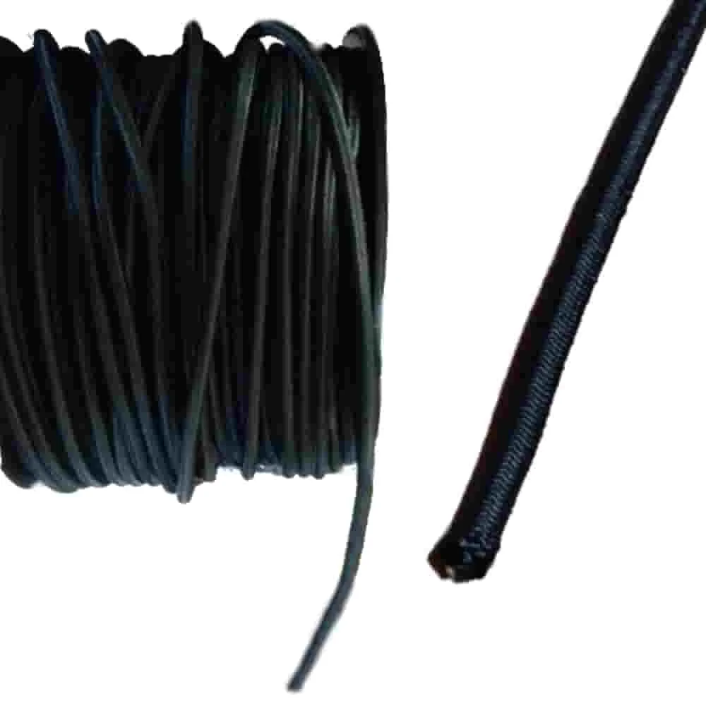"Expanderseil 8 mm schwarz, 10 m Gummiseil Meterware image"