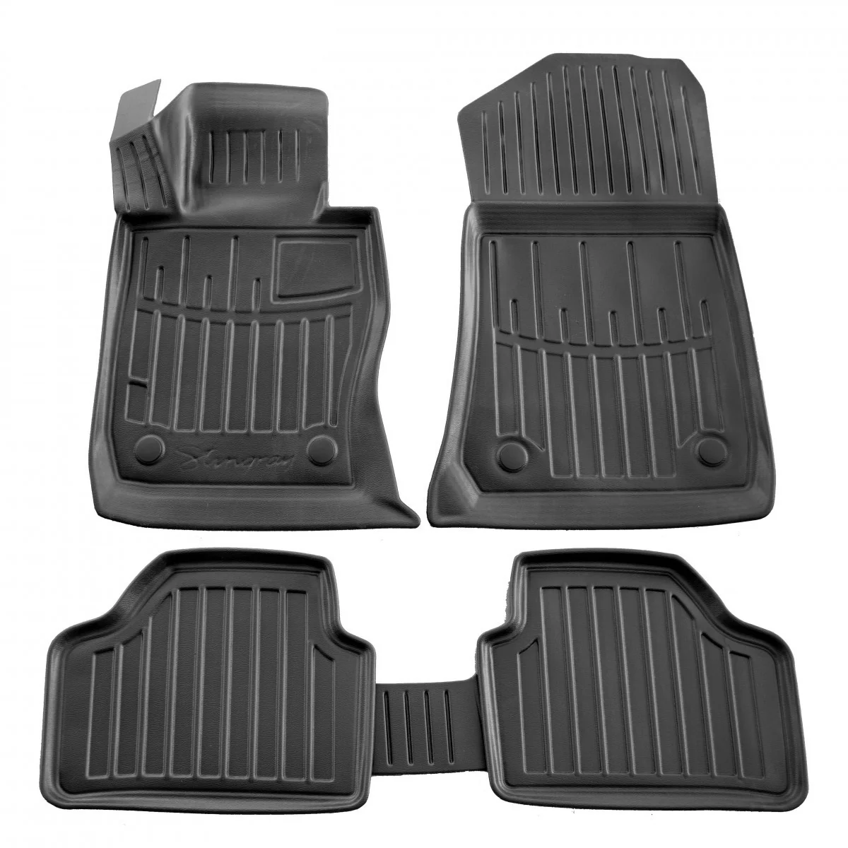 "BMW X1 E84 Gummimatten, 3D Gummifußmatten, passgenau, Fußmatten Gummi, 2009-2015 image"