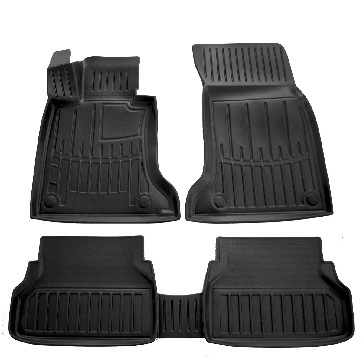 "Fußmatten BMW E61, 3D Gummifußmatten, 2003-2010, passgenaue Fußmatten image"