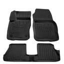 Gummifußmatten Auto für FORD Focus III (2011-2018), 3D, passgenau, hochrandig, nur für US Modelle