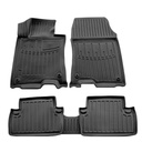 Fußmatten Auto, Gummimatten Auto 3D für HONDA Accord IIX (2008-2013), passgenau, Polyurethan, rutschfest