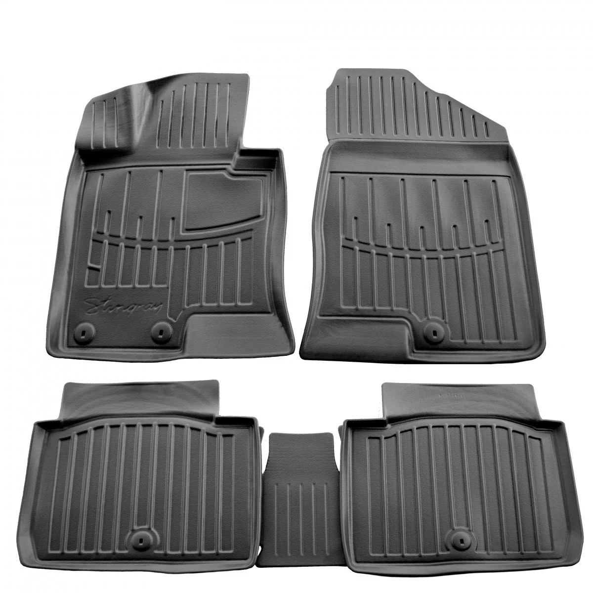 "Fußmatten Auto, Gummimatten 3D für HYUNDAI Sonata (YF) (2009-2014), passgenau image"