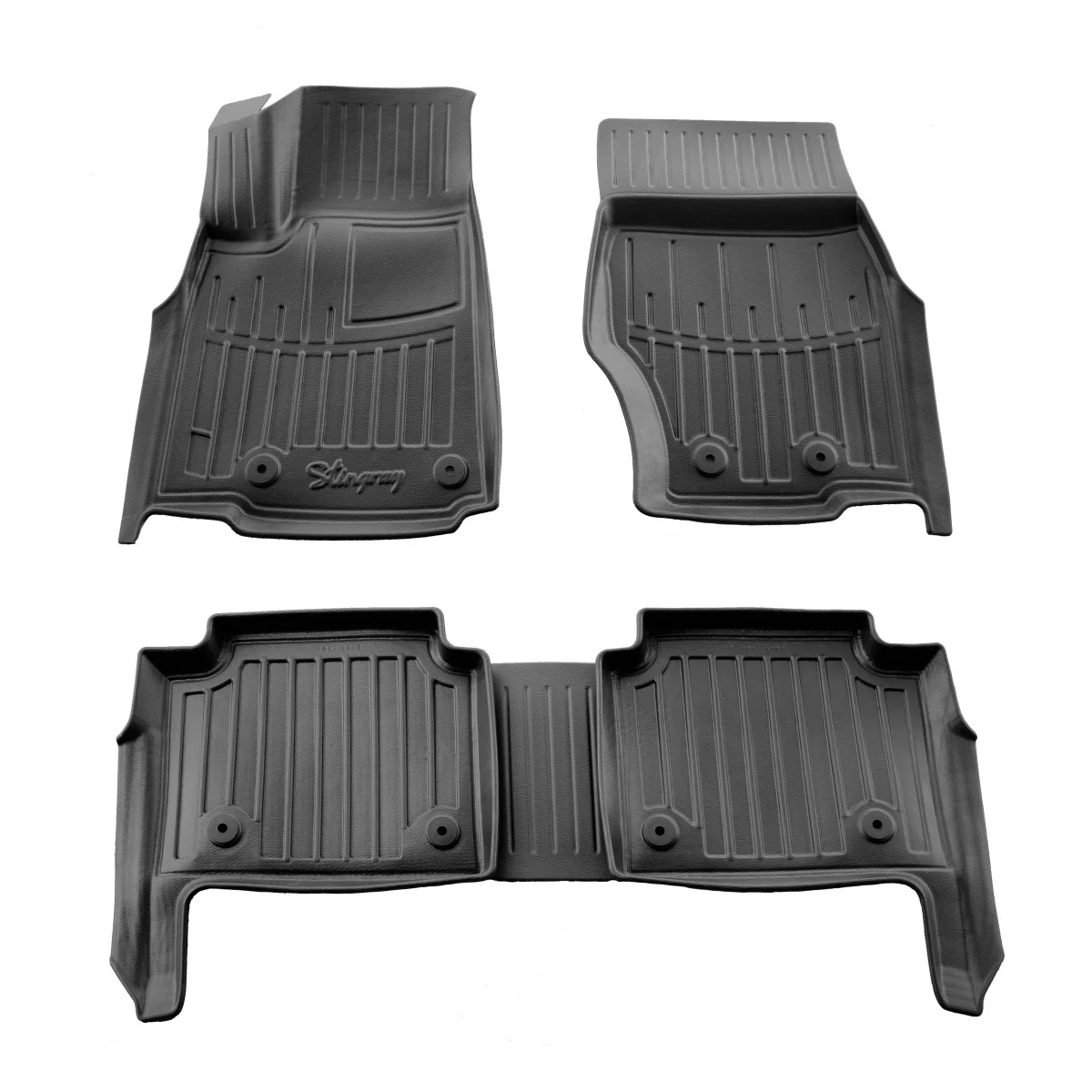 "Gummifußmatten Auto 3D, passgenau für Grand Cherokee (WL) (2021-...) 5-Sitzer, geruchlos image"