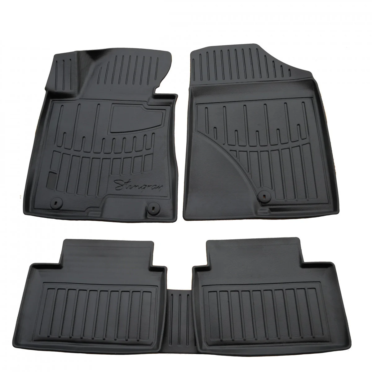 "Gummifußmatten Auto 3D, passgenaue Autofußmatten für KIA Ceed (JD) (2012-2018) image"