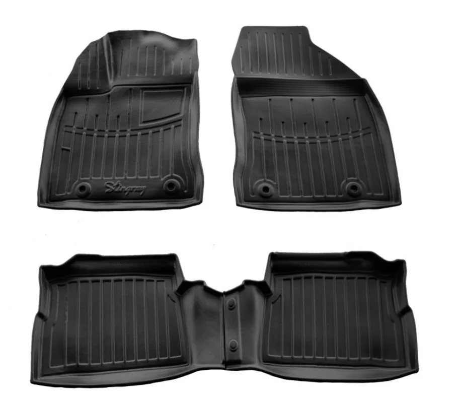 "Gummifußmatten Auto für LEXUS CT 200h (2010-2017), 3D, passgenau, mit 35mm hohem Rand, geruchsneutral image"