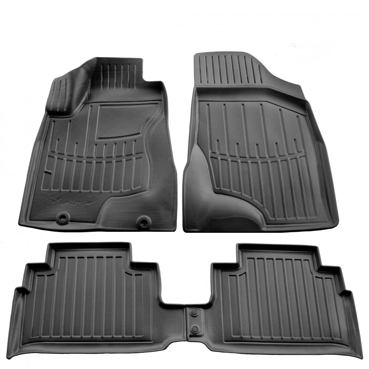 "Fußmatten Auto, Gummimatten 3D für LEXUS RX (2003-2009), passgenaue Autofußmatten image"