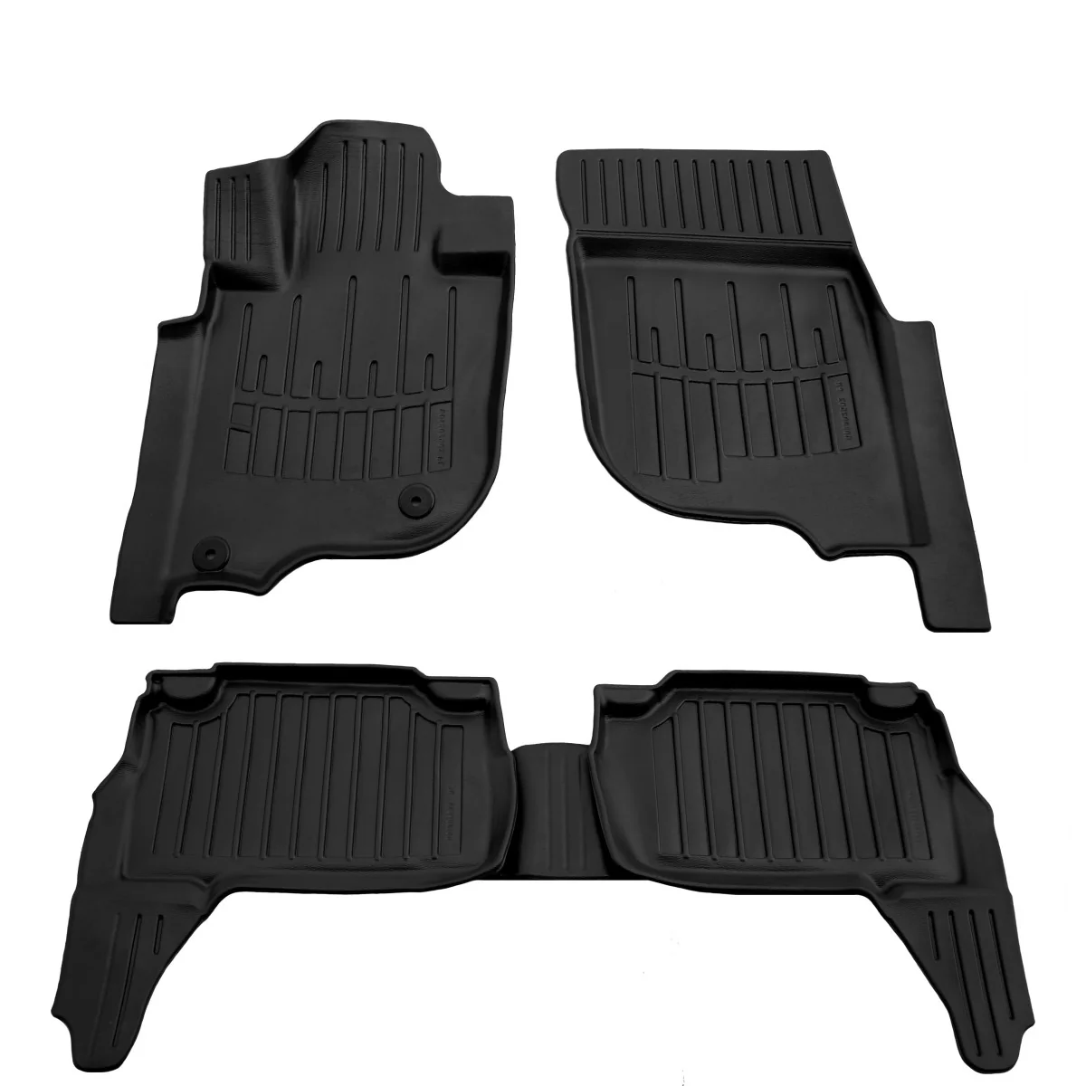 "Fußmatten Auto, Gummimatten Auto 3D für MITSUBISHI L200 (2015-2023), passgenaue Autofußmatten image"