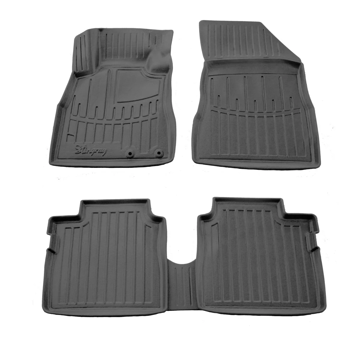 "Gummifußmatten Auto 3D für NISSAN Note II (E12) (2012-...), passgenaue Autofußmatten image"