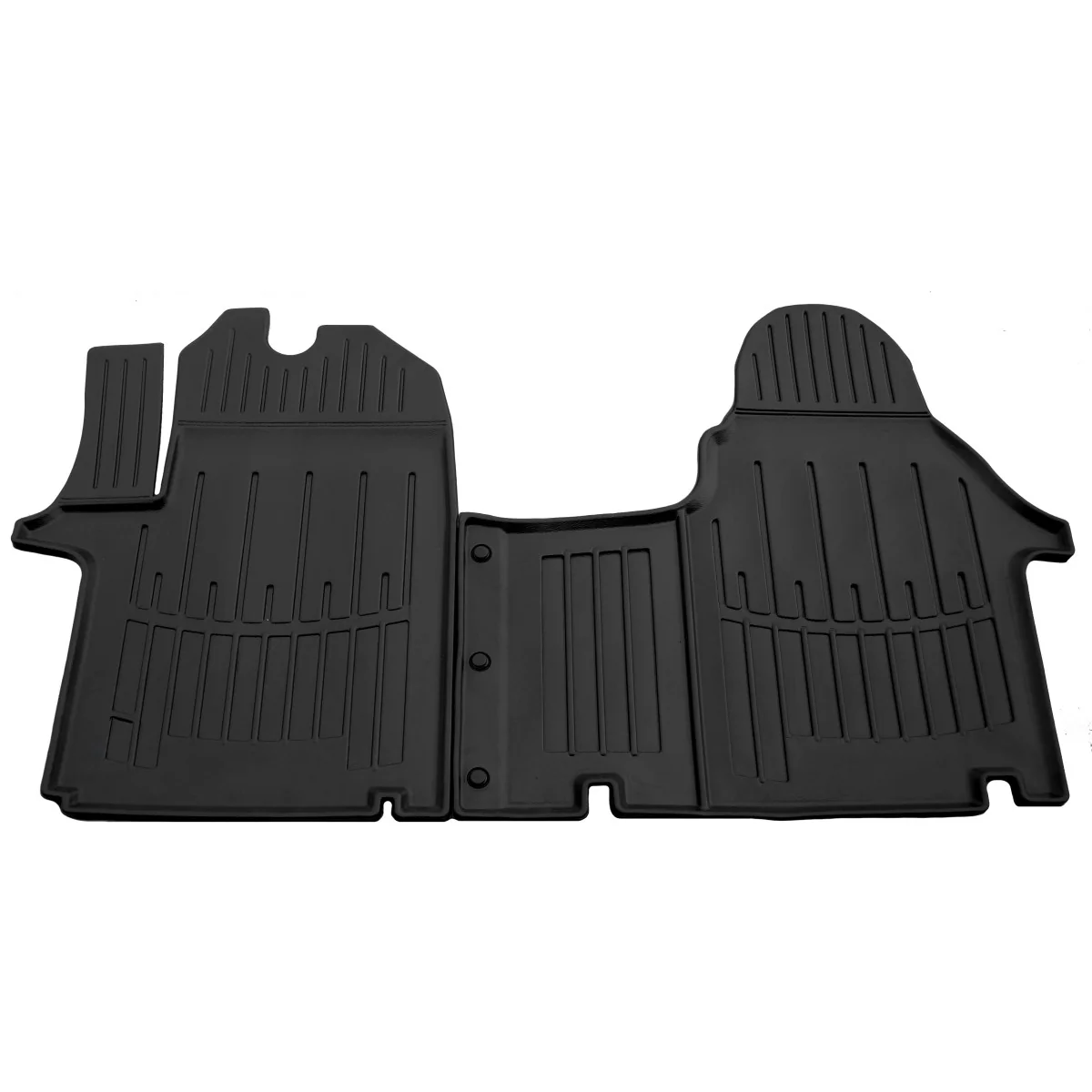 "Gummifußmatten Auto für Nissan Primastar (2002-2016) (1plus2), 3D, passgenau, Polyurethan, mit hohem Rand image"