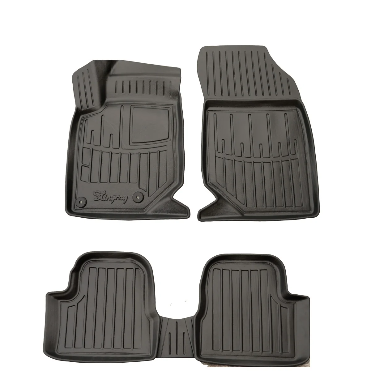 "Fußmatten Auto für OPEL Mokka B (2021-...), 3D, passgenaue Gummifußmatten, Polyurethan image"