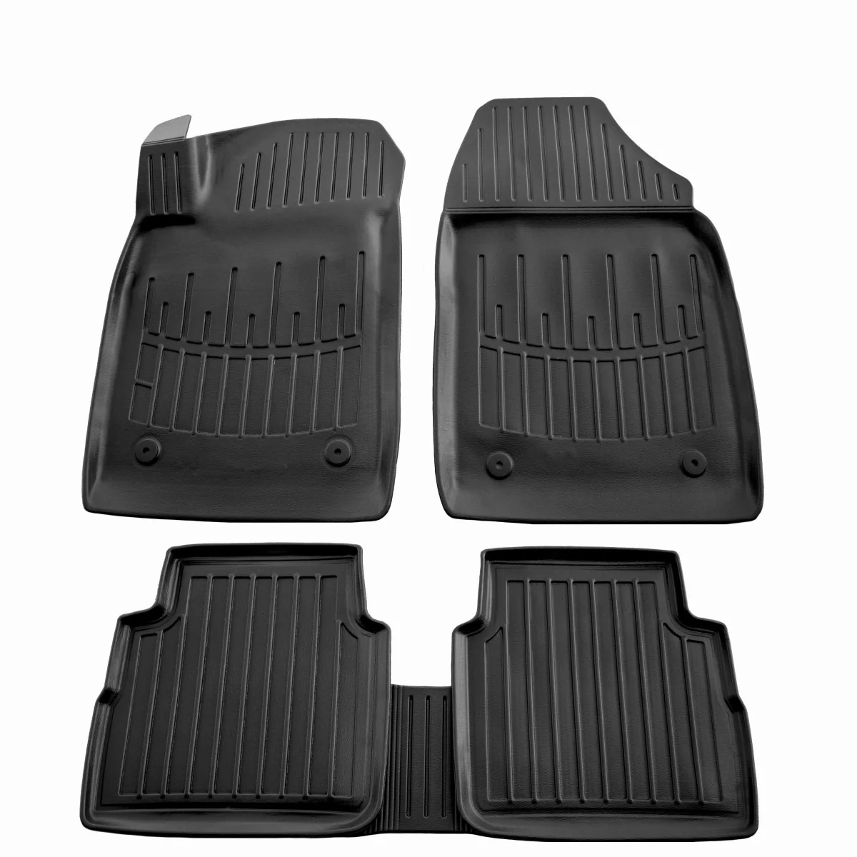 "Gummifußmatten Auto 3D für Opel Vectra C Kombi (2002-2008), passgenaue Autofußmatten image"