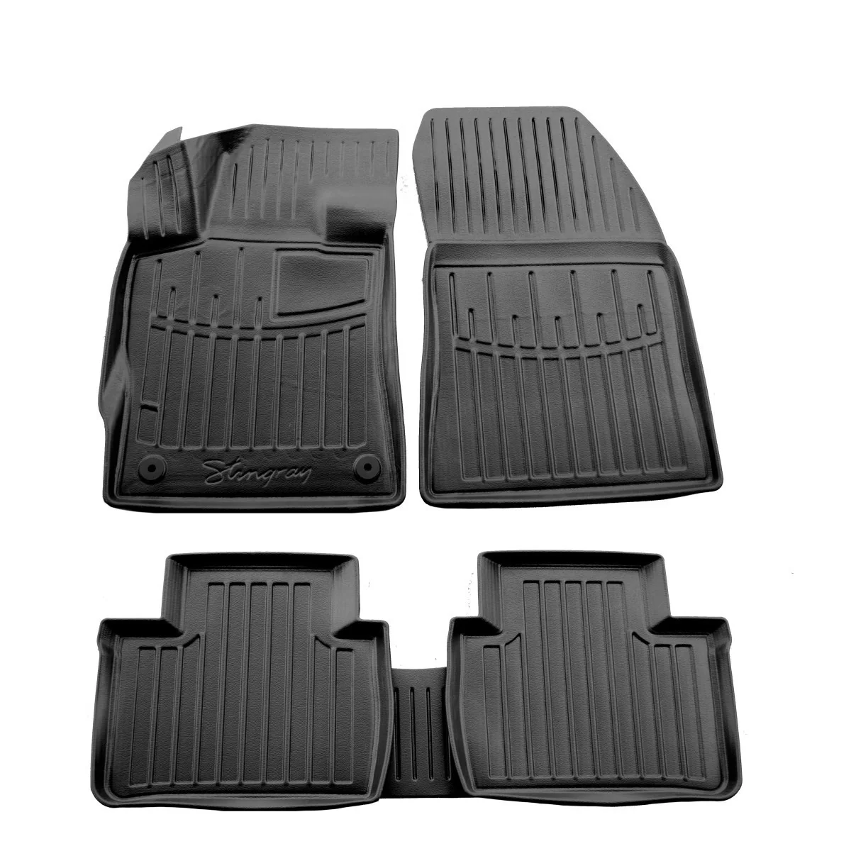 "Fußmatten Auto 3D, passgenau für PEUGEOT 408 (P54) Crossover (2022-...), Gummi image"