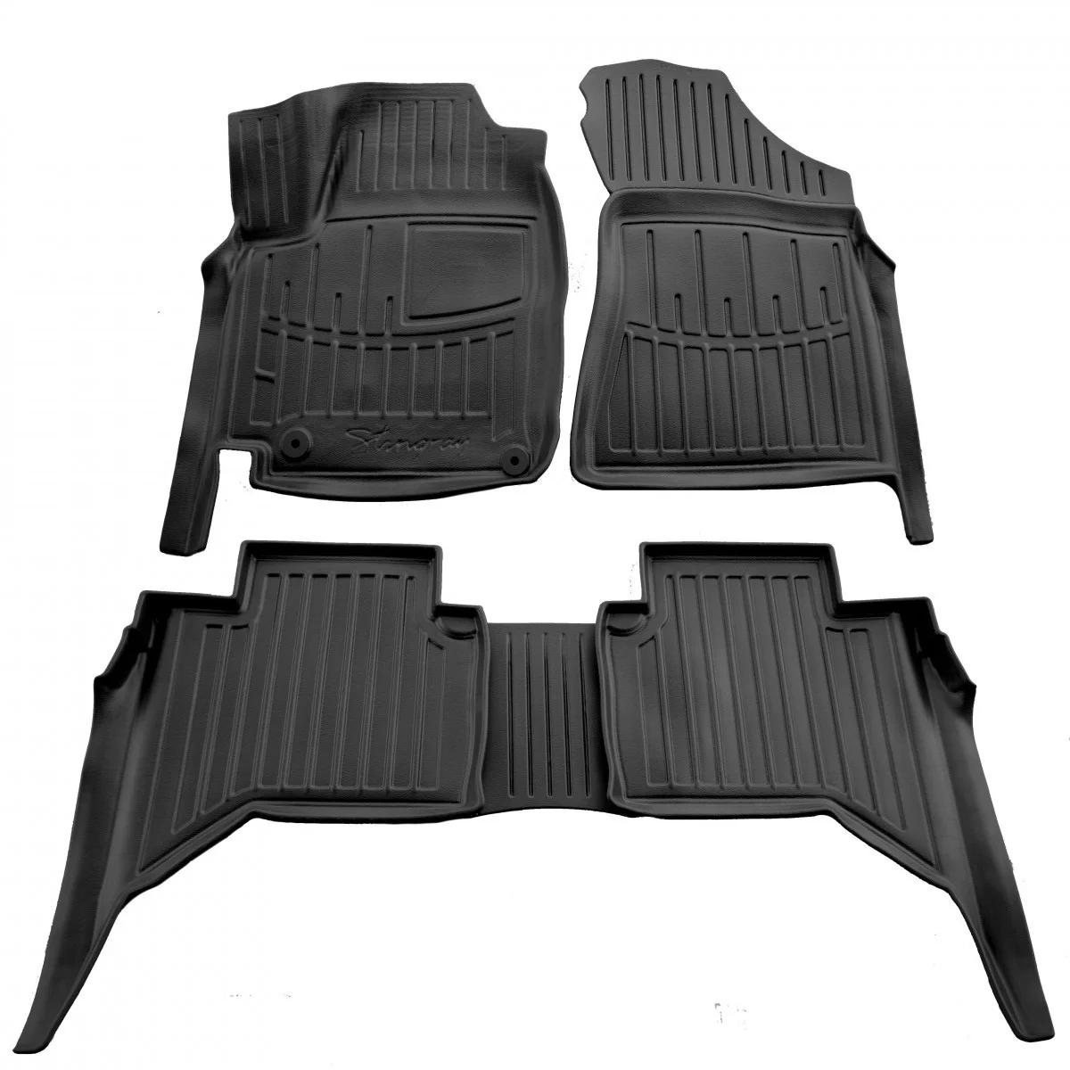 "Fußmatten Auto 3D für PEUGEOT Landtrek (2020-...), passgenau, robust, aus Polyurethan image"