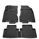 Gummifußmatten Auto 3D für RENAULT Koleos I (2008-2016), passgenau, Polyurethan, hoch gerandet
