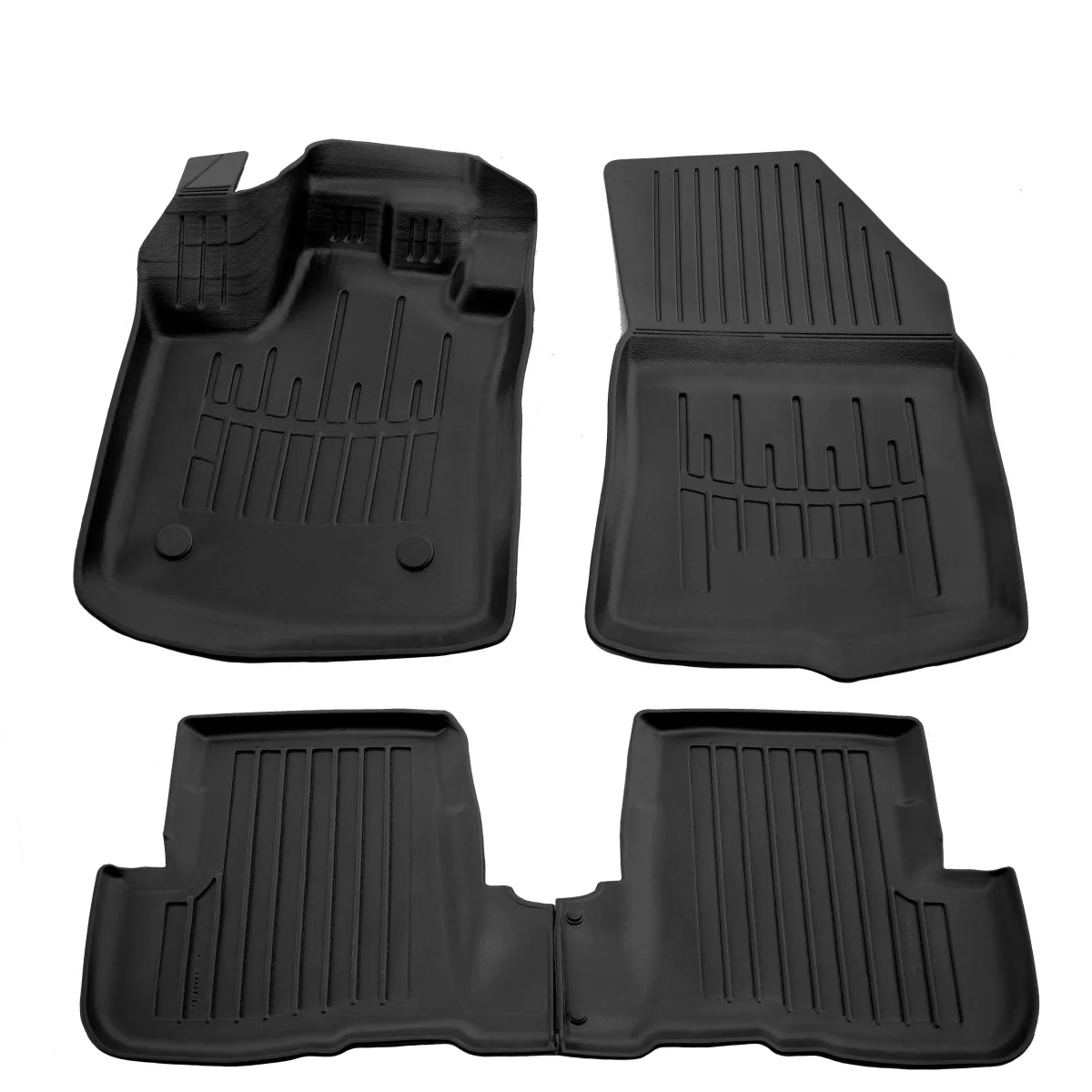 "Gummifußmatten Auto 3D für Renault Lodgy (2012-2022), passgenau, rutschfest image"