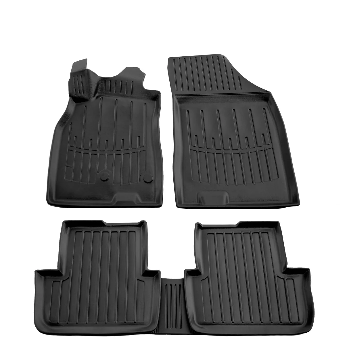 "Gummimatten Auto für Renault Megane III (2008-2015) Kombi, 3D passgenau, Polyurethan, hoher Rand image"