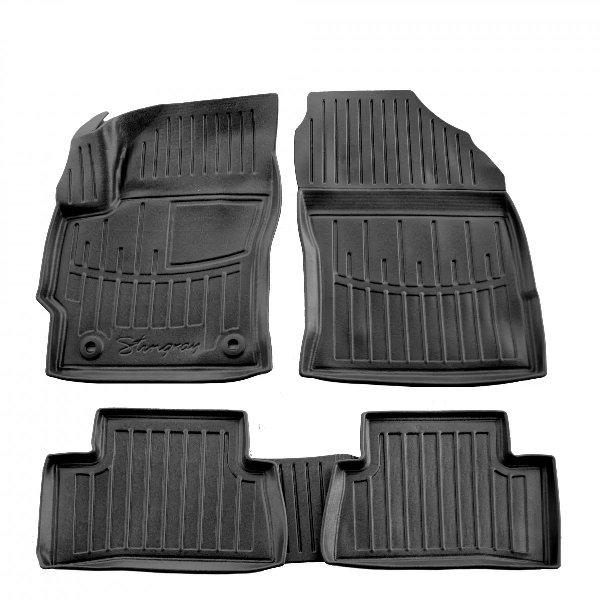 "Gummimatten Auto für TOYOTA Corolla Cross (XG10) (2022-...), 3D, passgenaue Autofußmatten image"