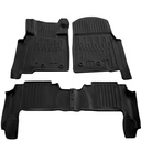 Fußmatten Auto, Gummimatten Auto 3D für TOYOTA Land Cruiser 200 (2007-2021), passgenaue Autofußmatten