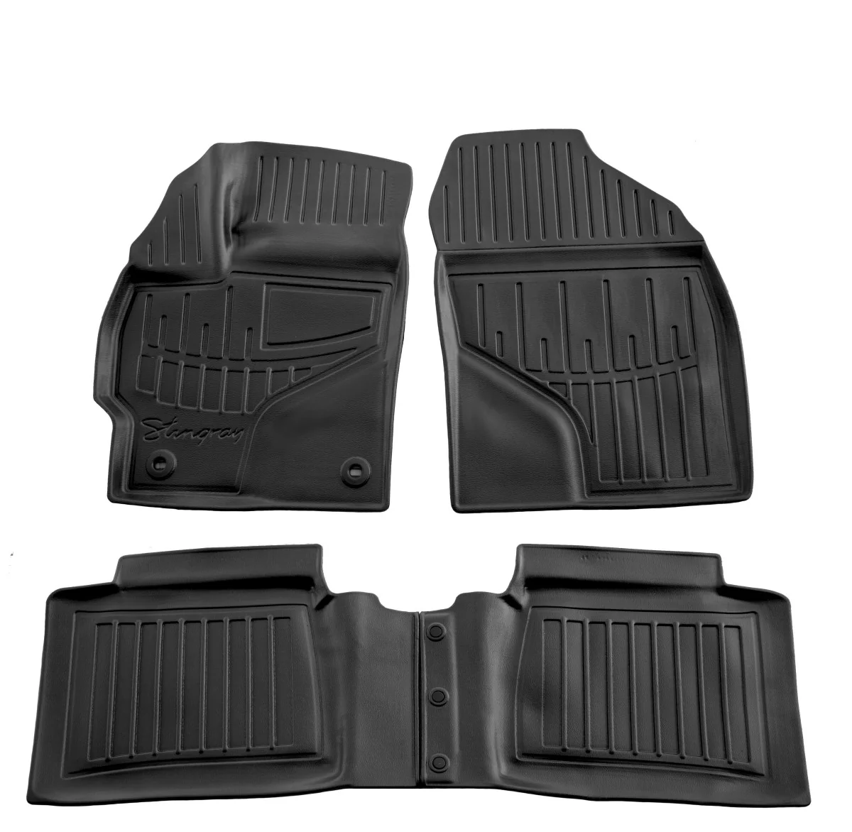 "Gummifußmatten Auto, 3D für TOYOTA Prius (ZHW30) (2009-2015), passgenau image"