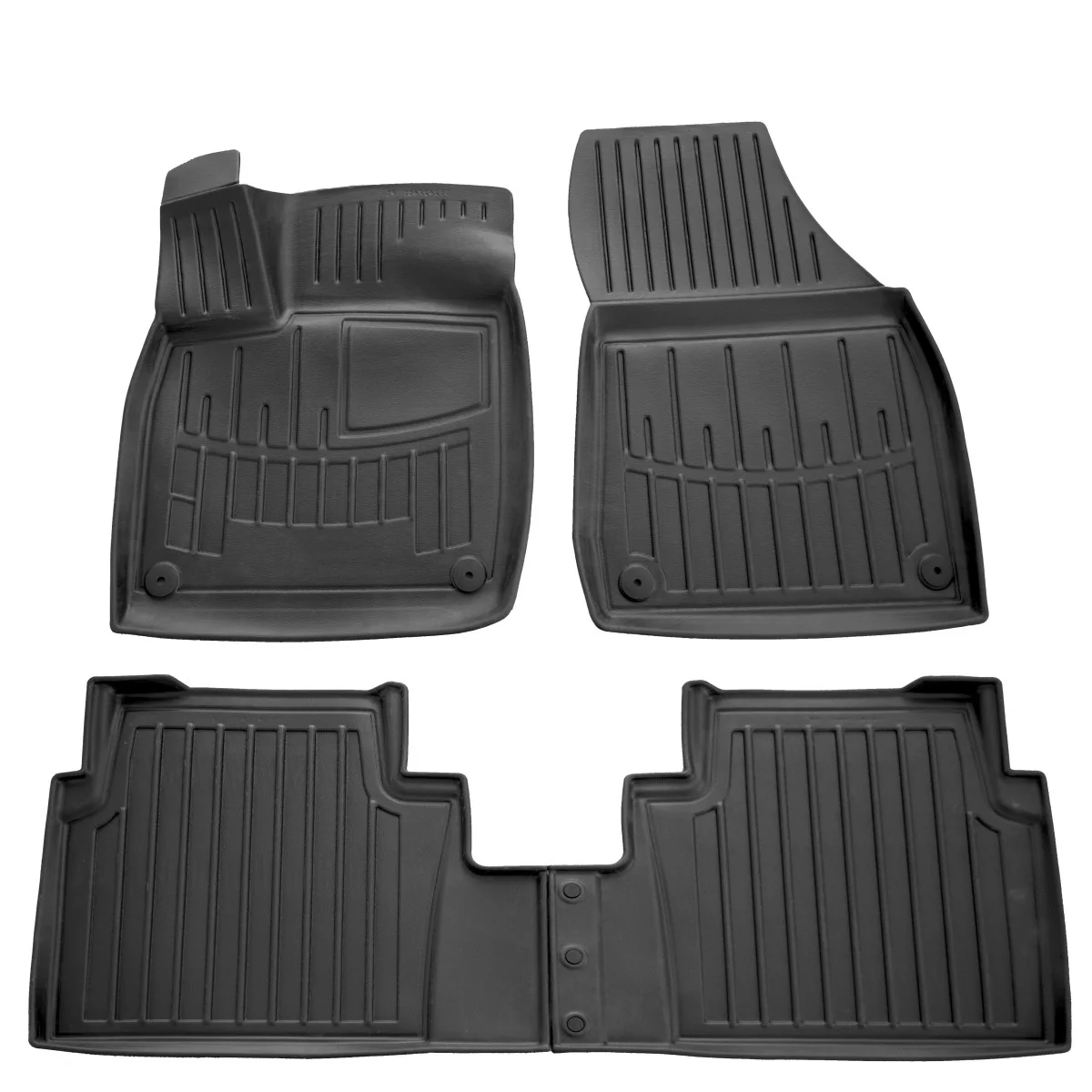 "Gummimatten Auto für VOLKSWAGEN ID.6 (2021-...), 6/7 Sitzer, 3D, passgenau, mit 35mm hohen Rändern image"