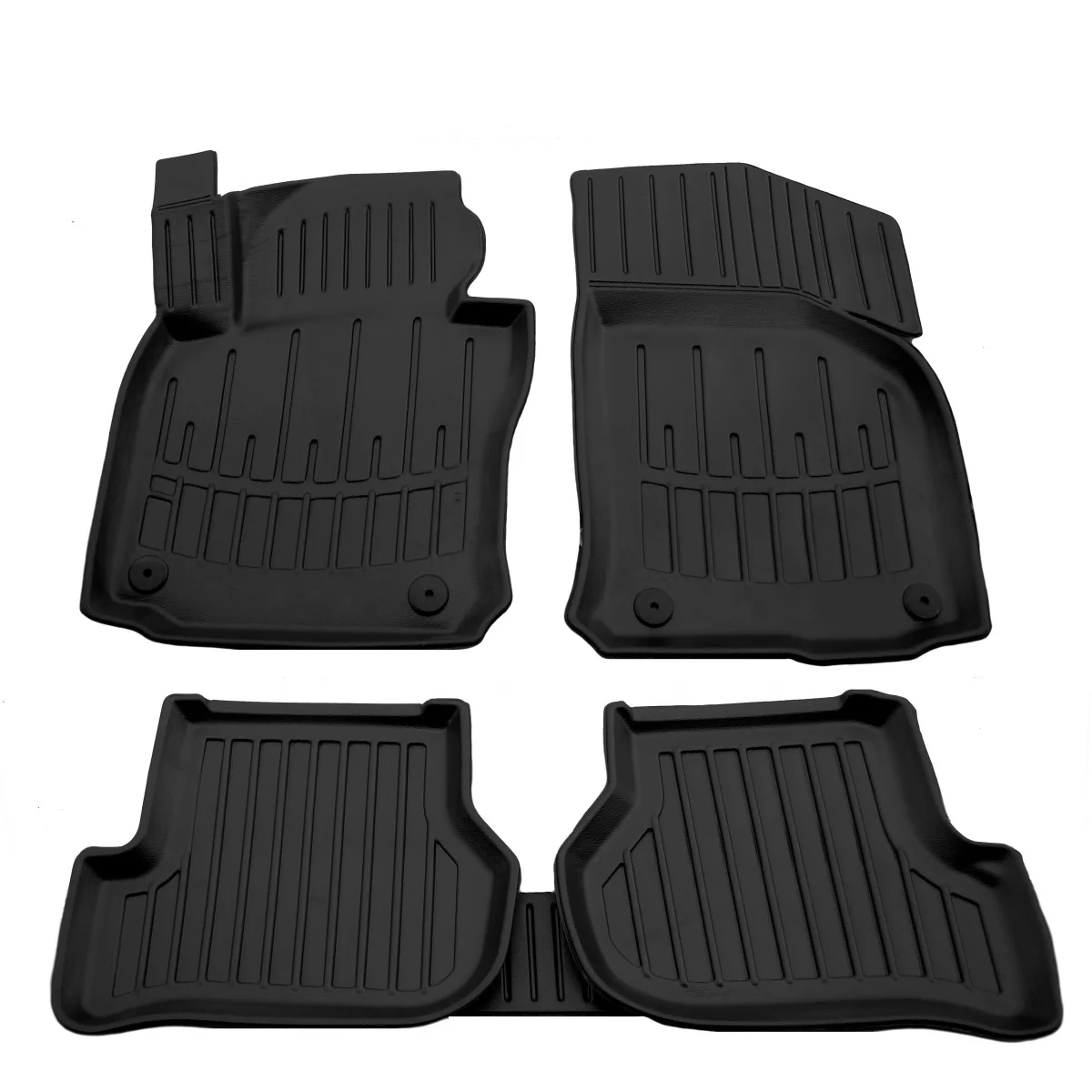 "Gummimatten Auto für VOLKSWAGEN Jetta V (2005-2010), 3D, passgenaue Autofußmatten image"