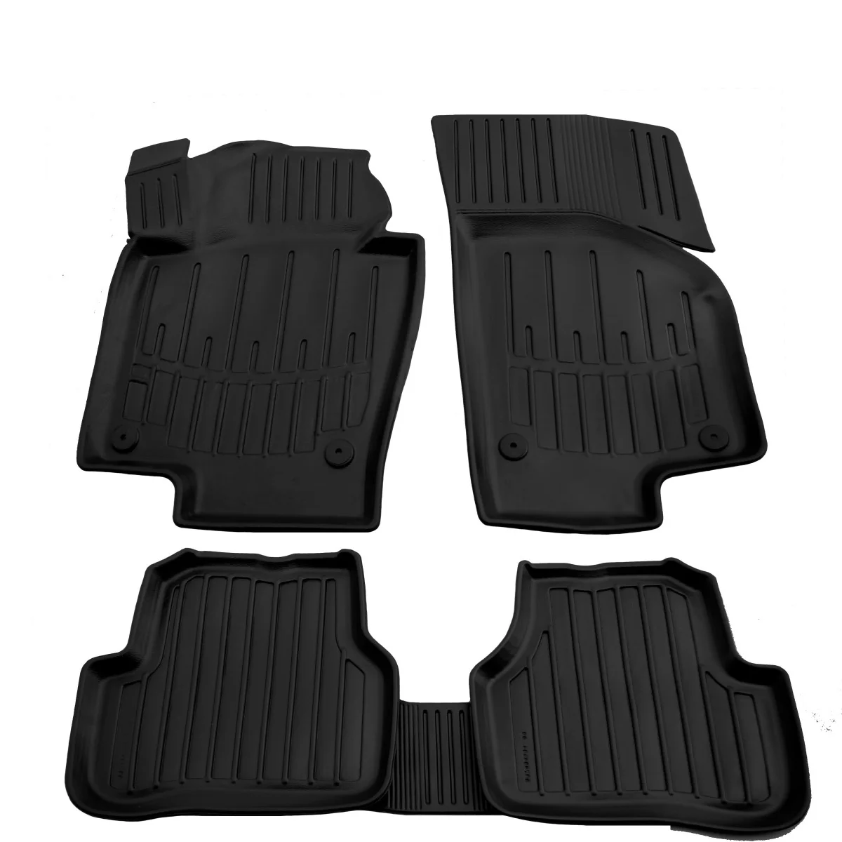 "Fußmatten Auto Set, Gummimatten 3D für Passat B6 (2005-2010), passgenau, rutschfest, Polyurethan image"