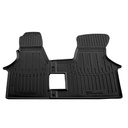 Gummifußmatten Auto 3D für VOLKSWAGEN T4 (1990-2003), passgenau, rutschfest