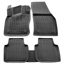Fußmatten Auto, Gummimatten 3D für VOLKSWAGEN Tiguan II Allspace (2016-2024), passgenau, hoher Rand