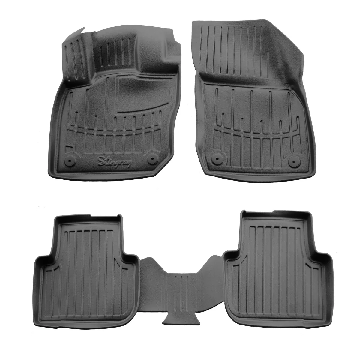 "Gummifußmatten Auto 3D für VOLKSWAGEN Tiguan III (2024-...), passgenau, Polyurethan image"