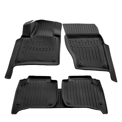 "Gummifußmatten Auto für VOLKSWAGEN Touareg II (7P) (2010-2018), 3D, passgenau, mit hohem Rand image"