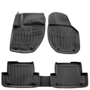Gummifußmatten Auto für VOLVO V40 (2012-2019), 3D, passgenau, geruchlos, hoher Rand