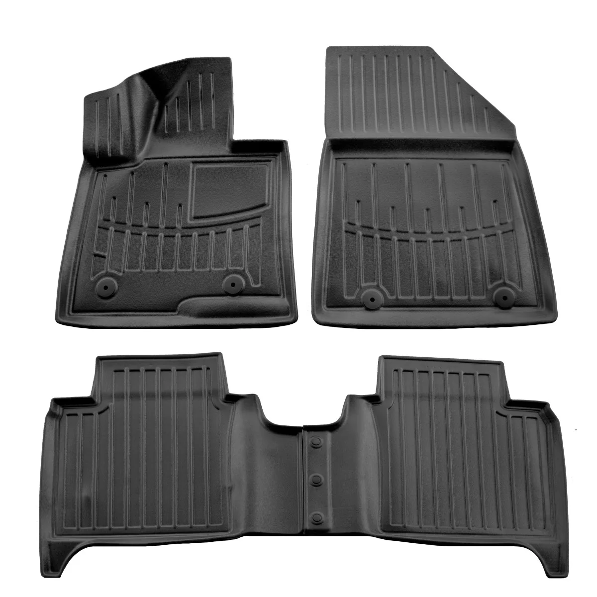 "Fußmatten Auto, Gummimatten Auto 3D für ZEEKR X (2022-...), passgenaue Autofußmatten image"