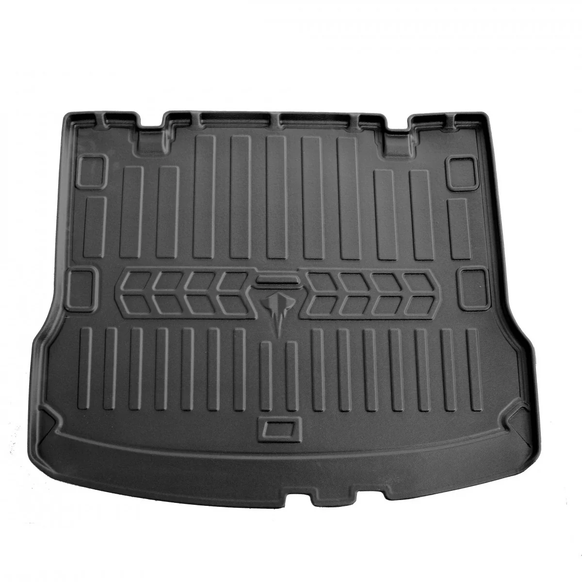 "Kofferraumwanne für RENAULT Logan I MCV (2006-2012) 5 Sitzer/5 z 7 Sitzer, 3D passgenau, TPE Schutzmatte image"