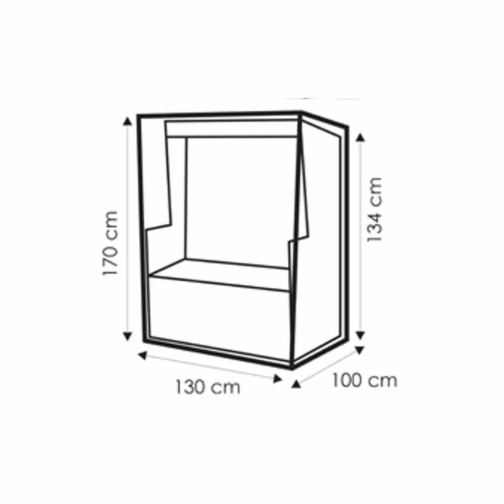 Schutzhüllen für Gartenmöbel transparent-7