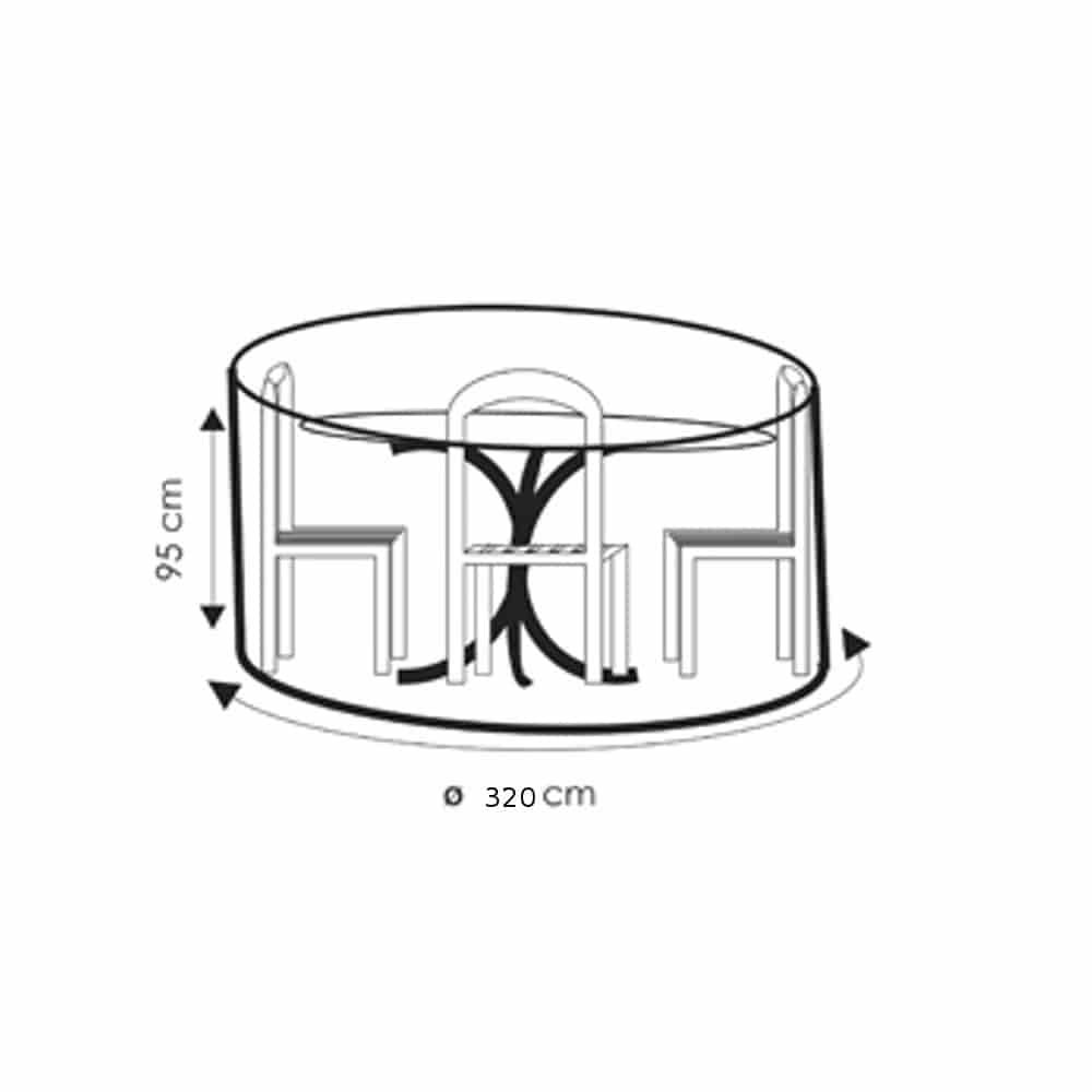 Schutzhüllen für Gartenmöbel transparent-14