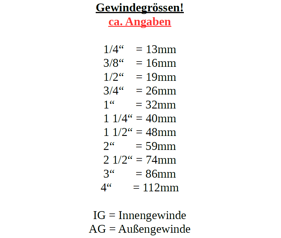 1"/25mm Saug- + Druckschlauch mit 1" AG Schlauchtülle + 1" IG 2/3 Verschraubung 3m-4